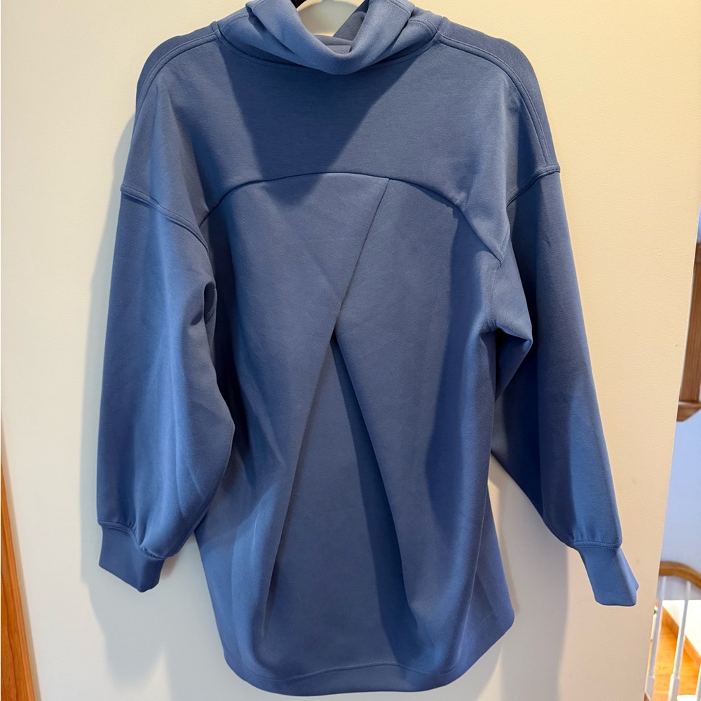 lululemon athletica Blue Cowl Neck Sweatshirt
